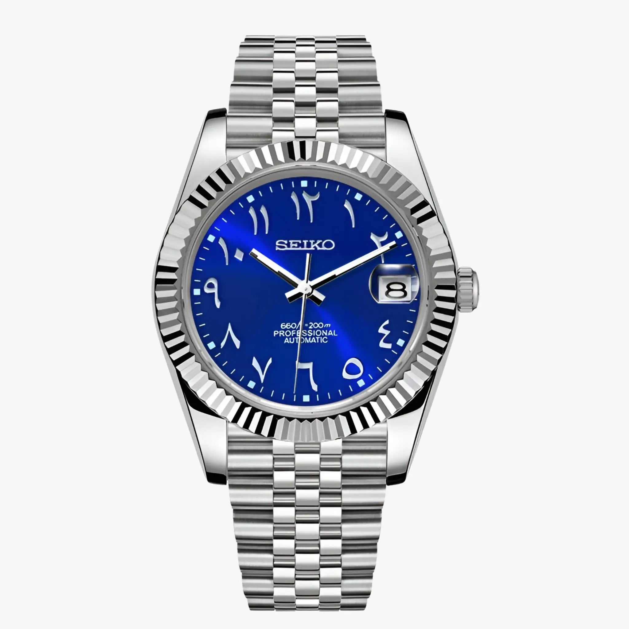 Seiko Datejust Royal Blue Arabic Dial